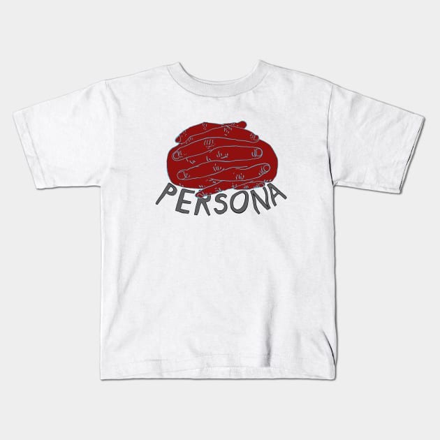 rm - persona v1 Kids T-Shirt by tonguetied